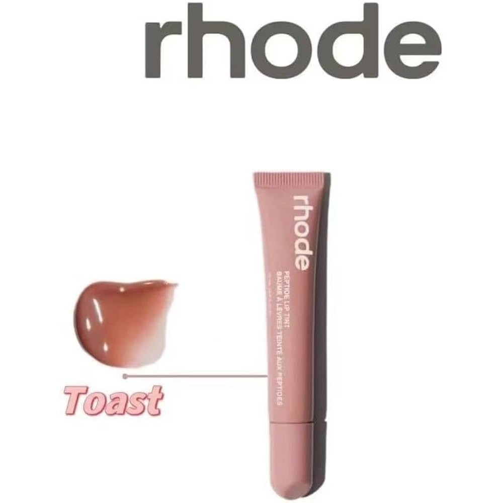 NEW Rhode Peptide Lip Tint Toast Rose Taupe Hydrating Glossy Lip Balm 10ml